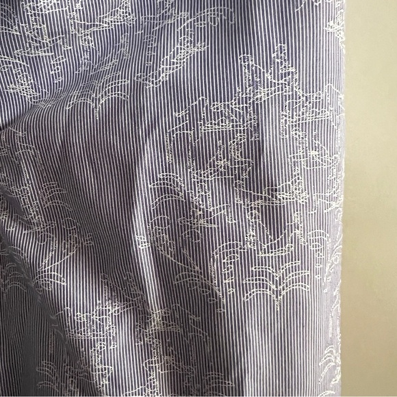 Dagr Striped Cotton Button Down Shirt Size Large - Picture 3 of 6